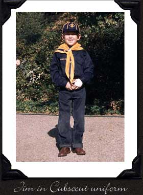 Jim in Cubscout uniform