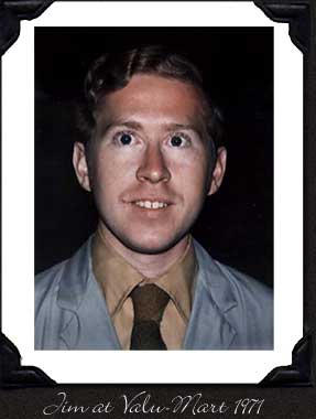 Jim at Valu-Mart 1971